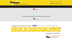 Desktop Screenshot of ferrocasa.es